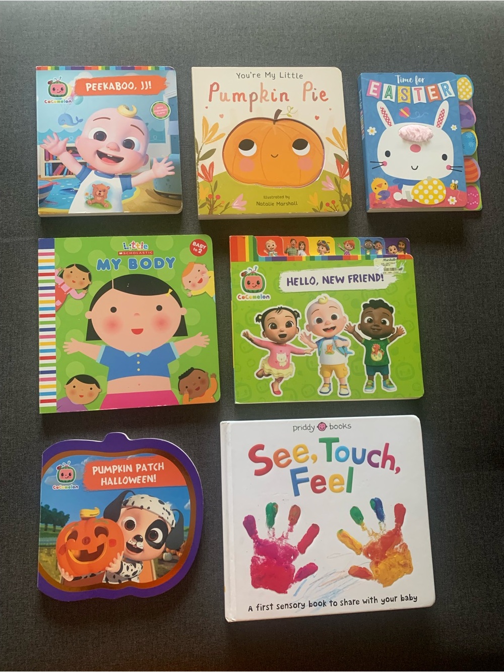 A Bundle Lot Of 7 Board Baby Books Listed Below With A Brief  Description